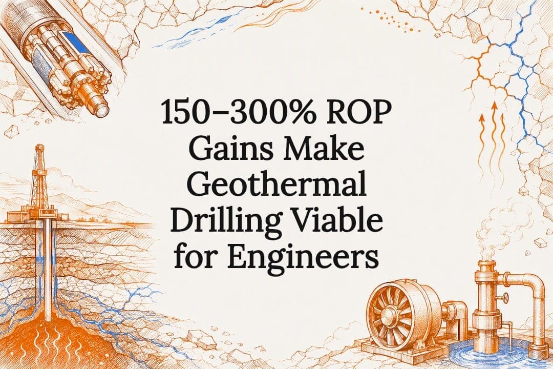 150–300% ROP Gains Make Geothermal Drilling Viable for Engineers